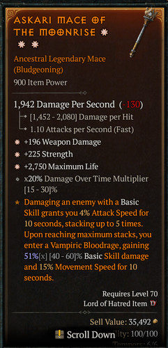 Diablo 3ga legendary 1h - 3ga,